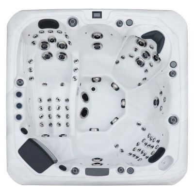 Basen SPA Superior Spas Premium Tokyo (Sterling Silver) (Anglia), 223×223×94 cm