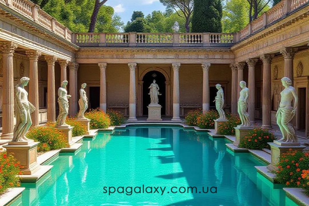 БАСЕЙНИ В АНТИЧНОМУ РИМІ: ПЕРШІ SPA-ХАБИ