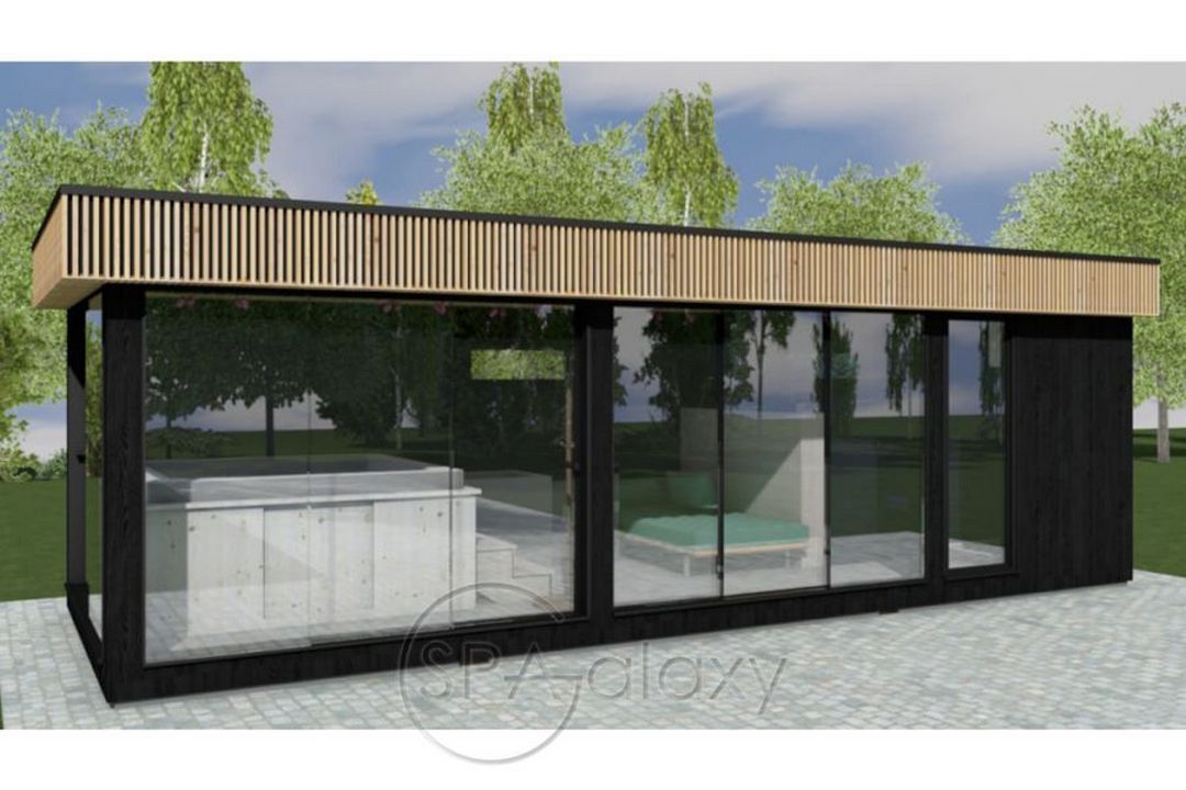 SPA КОМПЛЕКС SUPERIOR WELLNESS POD XL 8.2 × 3.04 М: МОДУЛЬНИЙ WELLNESS ДЛЯ ДОМУ, ГОТЕЛЮ ТА КЛУБУ