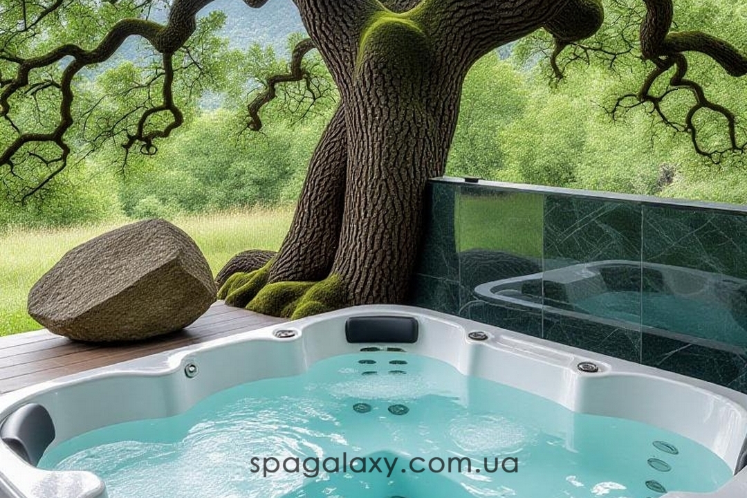 ДЕРЕВО, КАМІНЬ ЧИ СКЛО: НАЙКРАЩІ МАТЕРІАЛИ В ОТОЧЕННІ СПА-БАСЕЙНУ